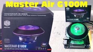 Cooler Masterair G100m Rgb unboxing and installation