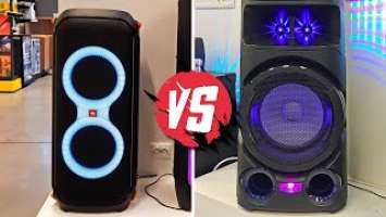 ✖ INCREDIBLE BASS FIGHT ✖ SONY MHC 73D VS JBL PARTYBOX 710 BASS BOOSTED SONG