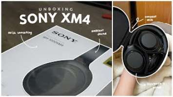 sony wh-1000xm4 unboxing  my favorite headphones for school & music