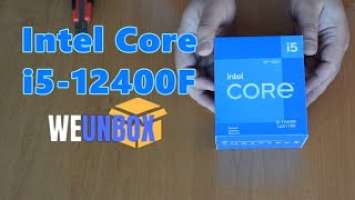 Unboxing Intel Core i5-12400F + new box cooler - Intel 12th gen CPUs