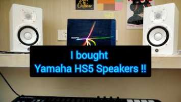 I FINALLY bought speakers !! | Yamaha HS5 - Unboxing