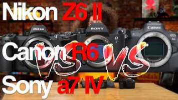 ОБЗОР Canon R6 VS Nikon Z6 II VS Sony A7 IV