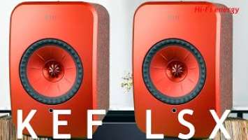 KEF LSX.  Video review and audio test. English subtitles