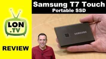 Samsung T7 Touch Portable SSD Review - Secures with a Fingerprint !