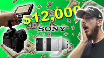 $12,000 SONY CAMERA SETUP UNBOXING | A7iv, 70-200mm f2.8 GM ii AND MORE!!!