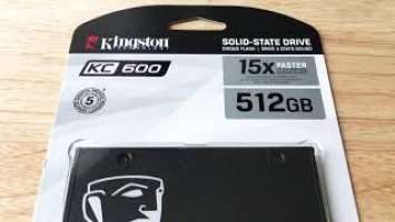 Kingston KC600 512GB 2.5” SSD 15x Faster Than HDD Overview 11-5-19