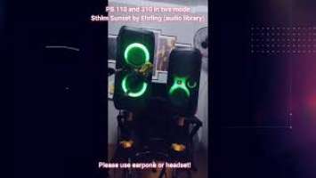 JBL partybox 310 and JBL partybox 110 in TWS mode