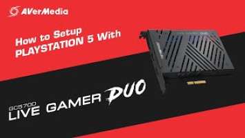 How to setup Playstation 5 with Live Gamer DUO - Tutorial