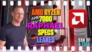 AMD Ryzen 7000 "Raphael" Specs Leaked - 169