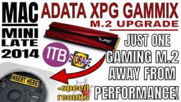 Mac mini late 2014 m.2 Upgrade with Adata XPG Gammix s11 Pro 1TB