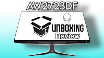 Alienware AW2723DF 280hz Review Unboxing Vs 27GR95QE