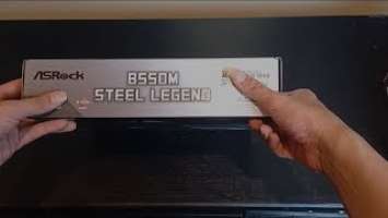 #motherboard Asrock B550M Steel Legend #unboxing