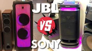SONY XV900 vs JBL Partybox 1000 WHO SOUNDS BETTER EPIC MONSTER BASS BATTLE