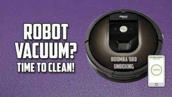 The Future of Cleaning with a Robot Vacuum!! - iRobot Roomba 980 Unboxing