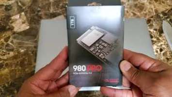 Samsung 980  PRO SSD 1TB UNBOXING