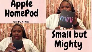 Apple HomePod Mini Unboxing, Review| I’m Shook! Who knew it was so Powerful