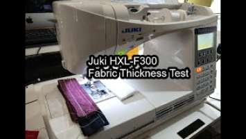 Juki HZL F300 Thick Fabric Test  Leveling Foot - Christopher Nejman