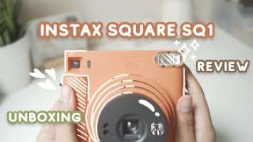 INSTAX SQUARE SQ1 UNBOXING  first impression + 5 simple happiness while staying at home | Indonesia