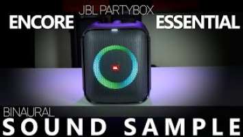 JBL Partybox Encore Essential Binaural Sound Samples