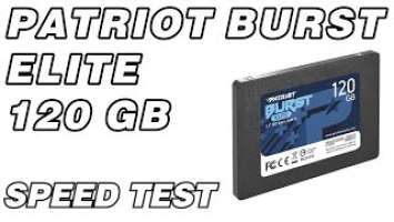 Patriot Burst Elite SSD 120GB Speed Test
