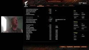Quick Bios Overview Aorus Z690i Ultra Lite motherboard DDR5 Locked CPU, 13th gen ready