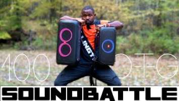JBL Partybox On The Go vs Partybox 100 Sound Battle : This is for a specific person