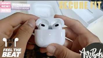 #airpods UNBOXING APPLE AIRPODS 3RD GENERATION TRUE  WIRELES STEREO SWEAT RESISTANCE #formyson
