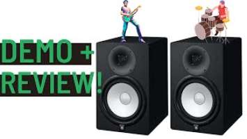 Yamaha HS8 Monitor Speakers Review & Demo