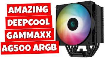 AMAZING Deepcool Gammaxx AG500 BK ARGB 5 Heatpipe Compact CPU Cooler