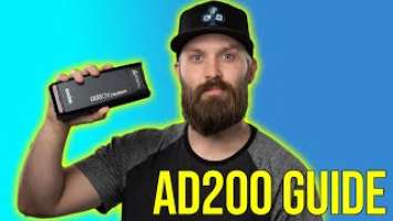 GODOX AD200 Flash GUIDE How to use the Flashpoint Evolv 200