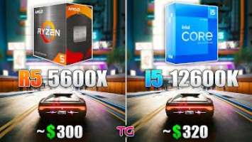 Core i5 12600K vs Ryzen 5 5600X - Test in 8 Games