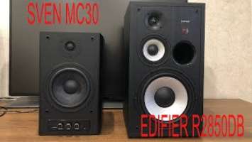 Слушаем Edifier R2850DB и SVEN MC30