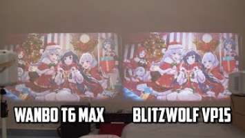 Wanbo T6 Max vs BlitzWolf VP15 + Xiaomi TV Stick 4K = Which is the best projector for $250?
