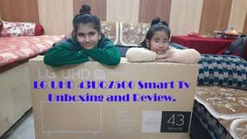 LG UHD 43UQ7500 Smart Tv Unboxing and Review