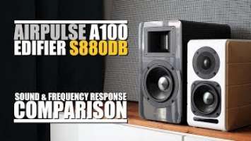 AirPulse A100 vs Edifier S880DB  ||  Sound & Frequency Response Comparison