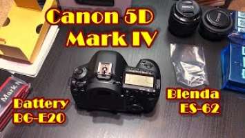 Распаковка камеры Canon Eos 5D Mark IV Body и не только