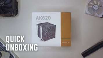 Deepcool AK620 CPU Cooler - Quick Unboxing