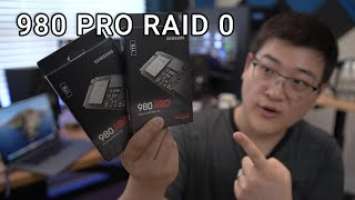 Samsung 980 Pro Raid 0 Benchmarks! | Two Better Than One?