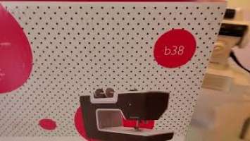 MY NEW SEWING MACHINE!! BERNETTE b38 Unboxing!