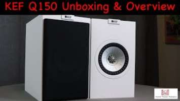 KEF Q150 Bookshelf Speaker Unboxing & Overview