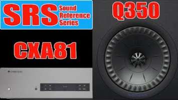 [SRS] KEF Q350 Bookshelf Speakers / Cambridge Audio CXA8 Integrated Amplifier-Sound Reference Series