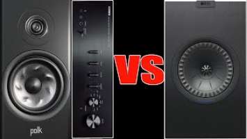 [Sound Battle] Polk Audio  Reserve R200 vs KEF Q350 Bookshelf Speakers w/Yamaha A-S301Integrated Amp