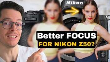 Better AUTOFOCUS for Nikon Z50 / Z5? Firmware update 2.4 tested