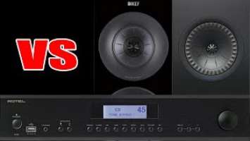 [Sound Battle] KEF Q350 vs KEF R3 Bookshelf Speakers / Rotel A12 Integrated Amplifier
