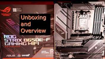 ASUS ROG STRIX B650E-F GAMING Motherboard Unboxing and overview/Review