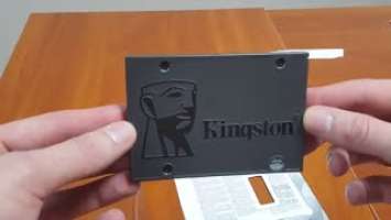 Распаковка Kingston SSD A400 240GB 2.5" SATAIII из Rozetka