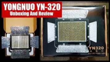 Awesome LED Video Lighting Under 5000/- - Yongnuo YN 320 3200k-5500k pro LED - Budget Video Lights.