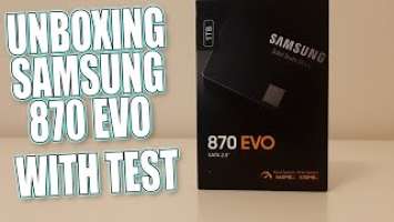 Unboxing The New Samsung 870 EVO SSD With Performance Test