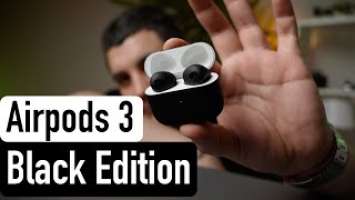 Мои Apple AirPods 3 Black Edition. Опыт использования