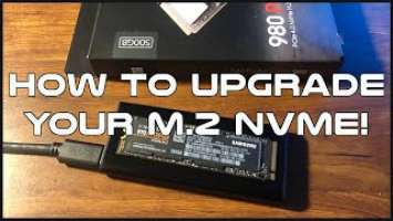 How to Replace an M.2 drive! Samsung 980 Pro Unboxing and Setup